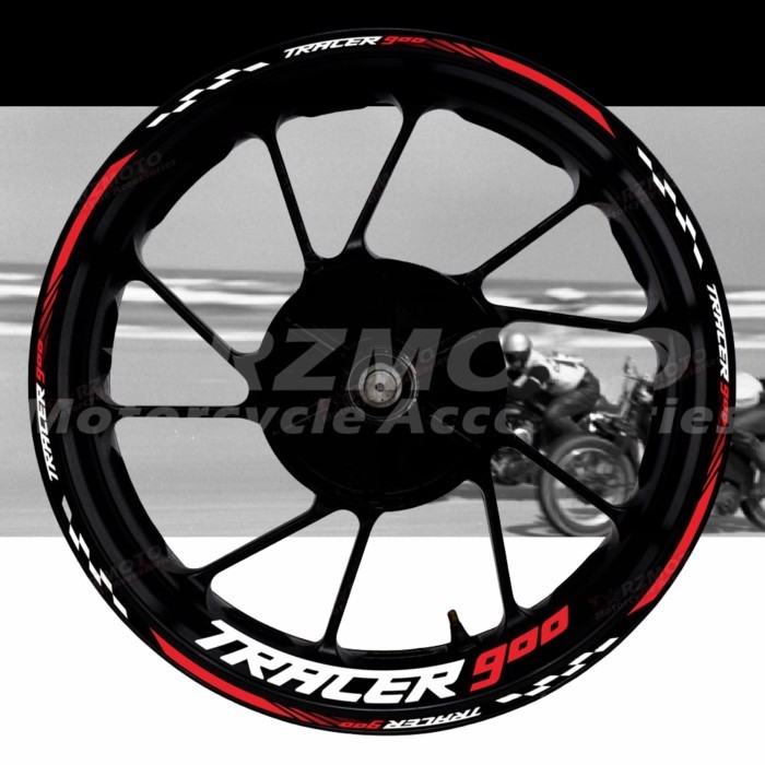 For Motorcycle TRACER900 Logo Wheel Hub Decoration 17-Inch Wheel Frame TRACER 900 Rim Reflective Wa