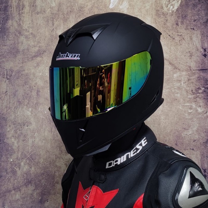 Full face motorcycle helmet capacete professional racing helmet Kask DOT rainbow shade motorcycle c