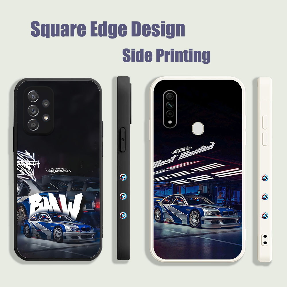 ปลอกสําหรับ Tecno Spark GO 2020 6 Air 5 Air 7 Pro 18 18P 18T BMW M3 GTR OYZ52 เคสโทรศัพท์ขอบสี่เหลี่