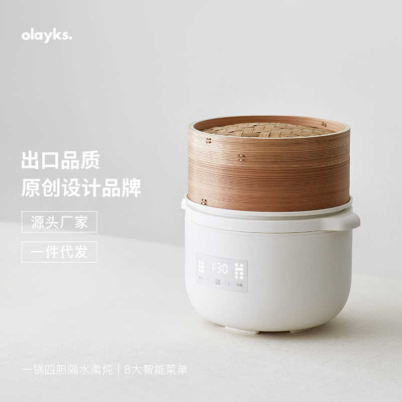 Olayks หม้อสตูว์ไฟฟ้าทันทีหม้อโจ๊กเด็กอาหารเสริมหม้อ bb ซุปรังนกหม้อสตูว์ไฟฟ้าสตูว์น้ํา