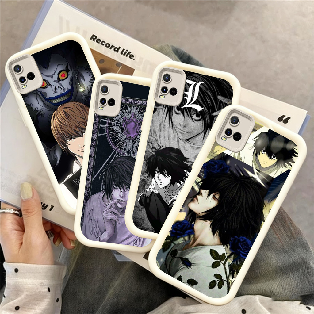 WB37 Death Note สําหรับ Hp ชุบ VIVO IQOO V20 S1 Z9X V15 Z9 Y35 V40 Y28 V29E Pro 2024 5G วัสดุ TPU