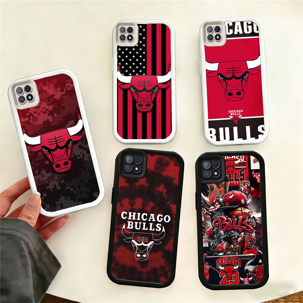 WB25 Bulls ทีมสําหรับ Hp ชุบ Realme Reno 12 4 8T F7 A79 7I A60 A94 A3 Pro Plus 5G วัสดุ TPU