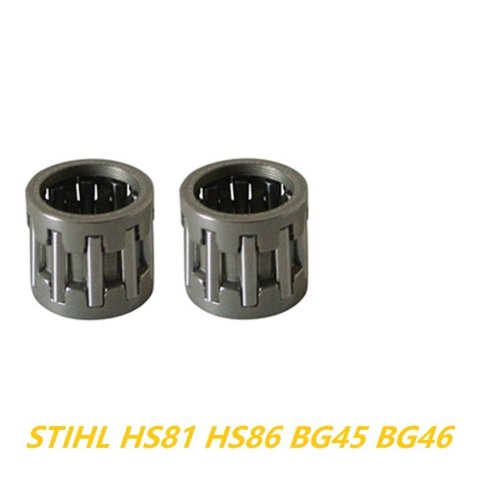 2pcs Piston Cage Pin Bearing 8x11x10 For STIHL HS81 HS81R HS86 HS86R KM85 SP80 SP81 BG45 BG46 HEDGE