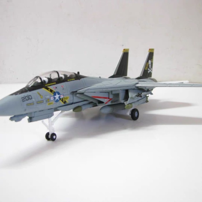 1: 100 American F-14B My Neighbor Tomcat Fighter Alloy F14 เครื่องบินรุ่น Gruman F14A Tomcat Out of 