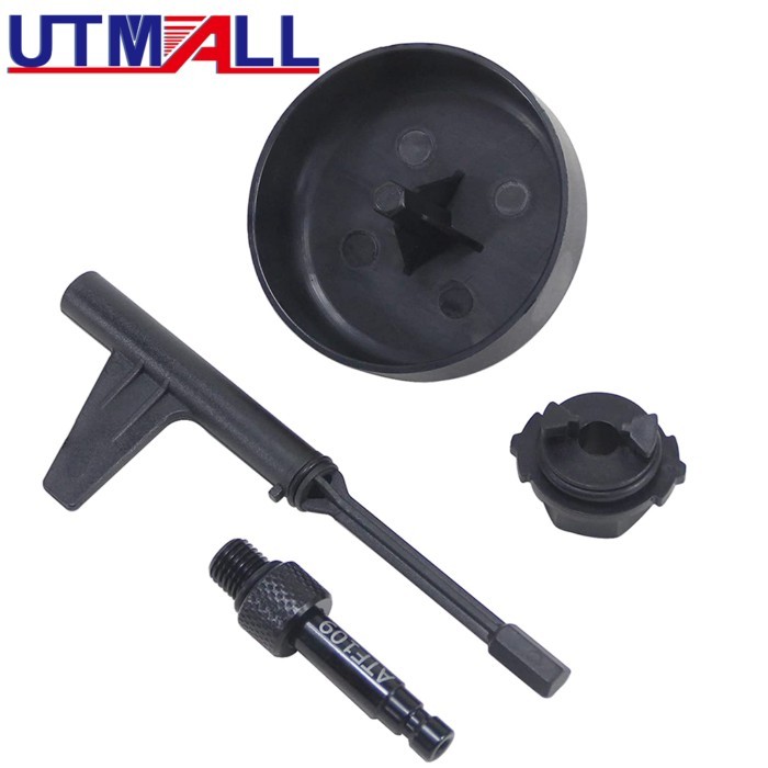 4pcs Transmission Oil Filling Adapter Tool Set for Mercedes Benz 9G Tronic Transmission Oil Drain S