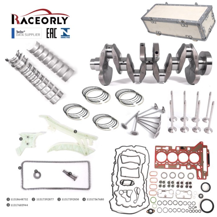 RACEORLY Engine Rebuild Crankshaft Gasket Timing For BMW 20i 28i 2.0L N20 N26
