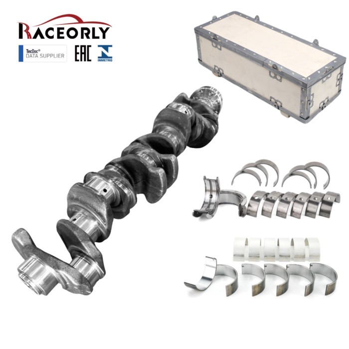 RACEORLY Forged 4 WEB Crankshaft & Bearing For BMW 3 4 5 X3 X6 3.0Diesel N57D30A