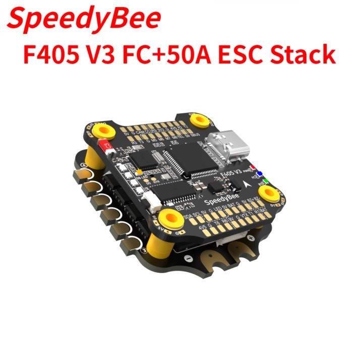 SpeedyBee F405 V3/V4 3-6S 30X30mm FPV Stack F405 Flight Controller BLHELIS 50A/55A 4in1 ESC for FPV
