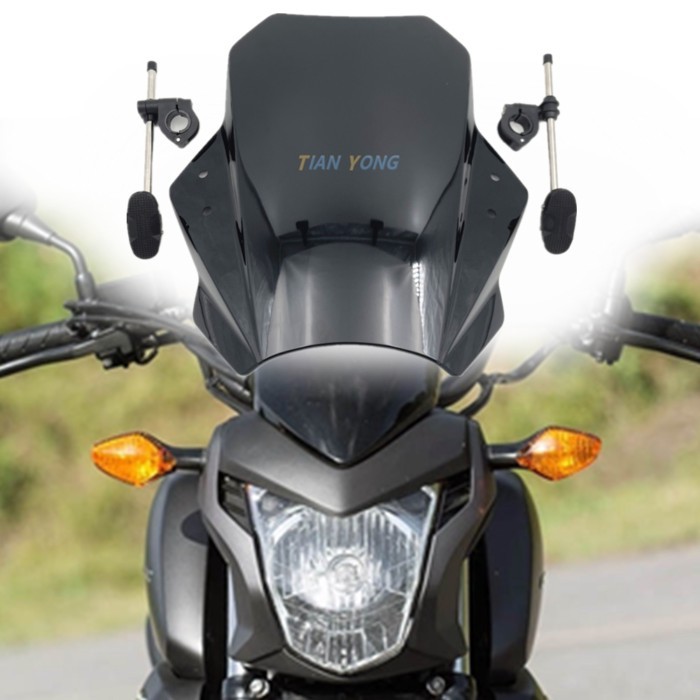 For Honda CTX 700N CTX700N CTX700 N Windshield Motorcycle Wind Deflector Clamp-On Variable ABS Wind