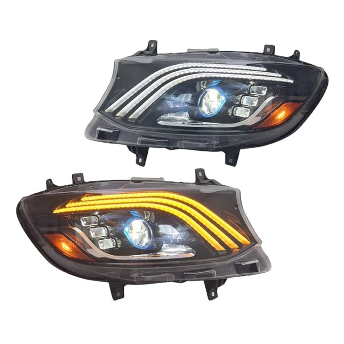 Headlight For Mercedes Benz Sprinter Headlight Assembly Modified LED Headlamp Car Front Light Auto