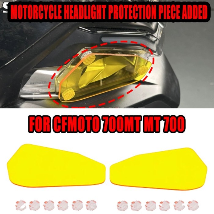 For CFMOTO 700 MT MT 700 MT700 700MT Motorcycle retrofit headlight protection piece Headlight prote