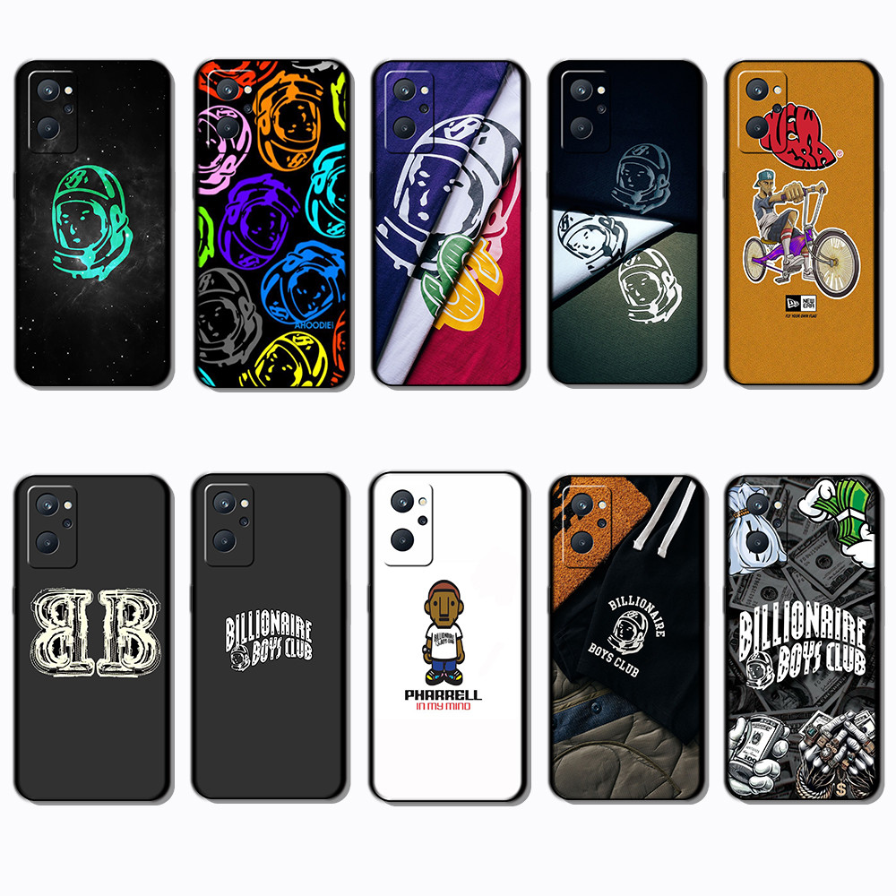 สําหรับRealme 9 Pro Plus 9i 4G 12 Lite 12X 12 + 13 Billionaire Boys Club MatteกรอบสีดําTPUเคสโทรศัพท