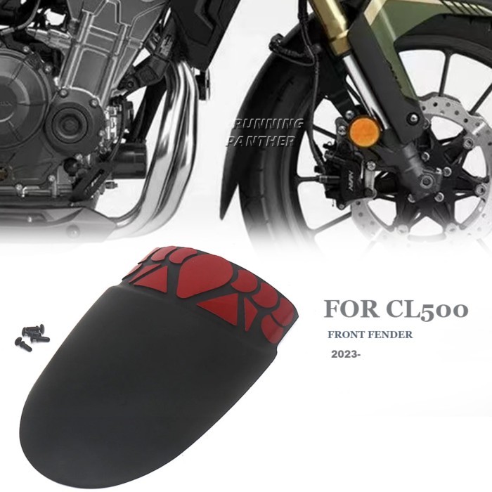For Honda CL500 CL 500 cl500 2023 2024 New Motorcycle Accessories Front Extender Fender Plastic Bla