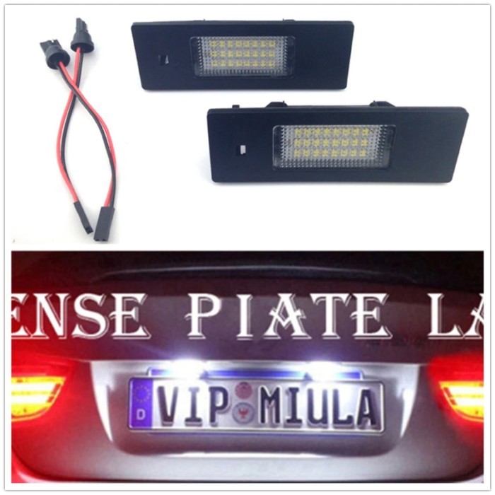 24 LED License Plate Light Lamp For BMW I01 i3 Mini Cooper Clubman Z-Series E89 Z4