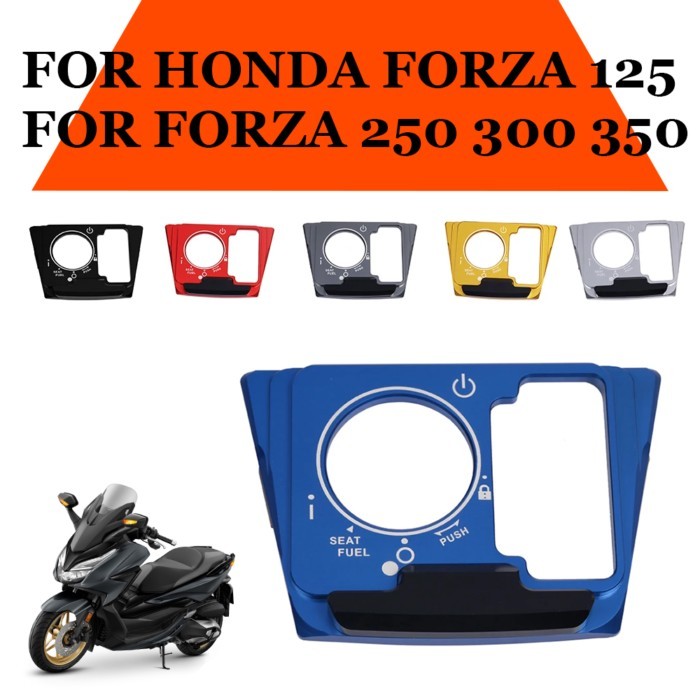 Motorcycle Electric Door Lock Switch Cover Start Button Starter Protection Cap For Honda Forza 350