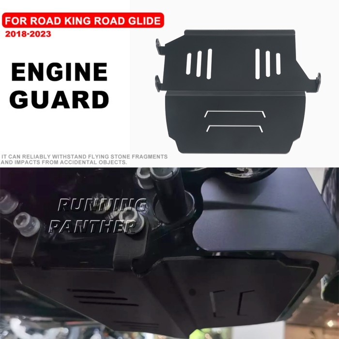 Durable Aluminum Skid Plate For Harley CVO Street Glide CVO Road Glide 2021-2022 - Engine Lower Pro