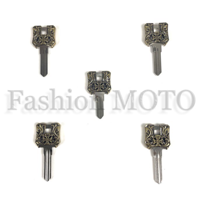 Motorcycle Black Blank Key Uncut Blade For Harley Sportster XL883 883C 883N 883L 883R XL1200 1200C