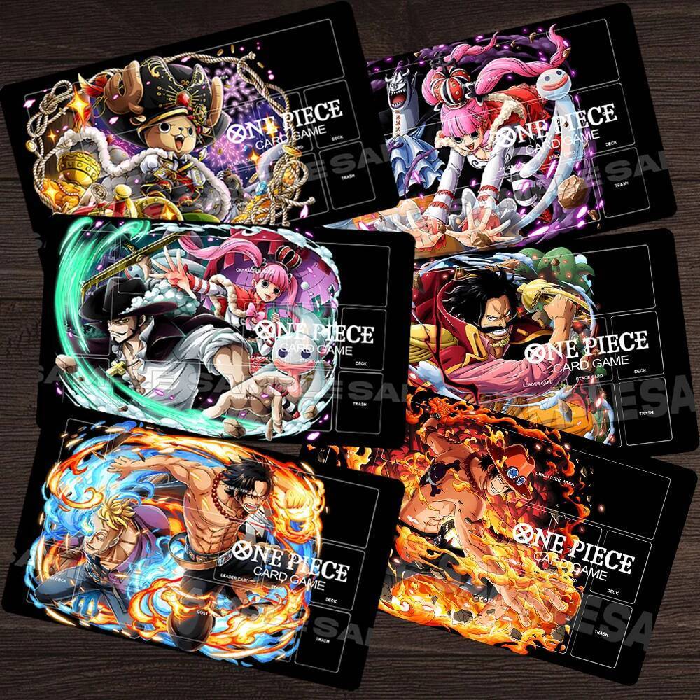 OPCG One Piece Playmat Trading Card Game Mat การ์ดเฉพาะเล่นกับแผ่นรองโต๊ะ-OP2