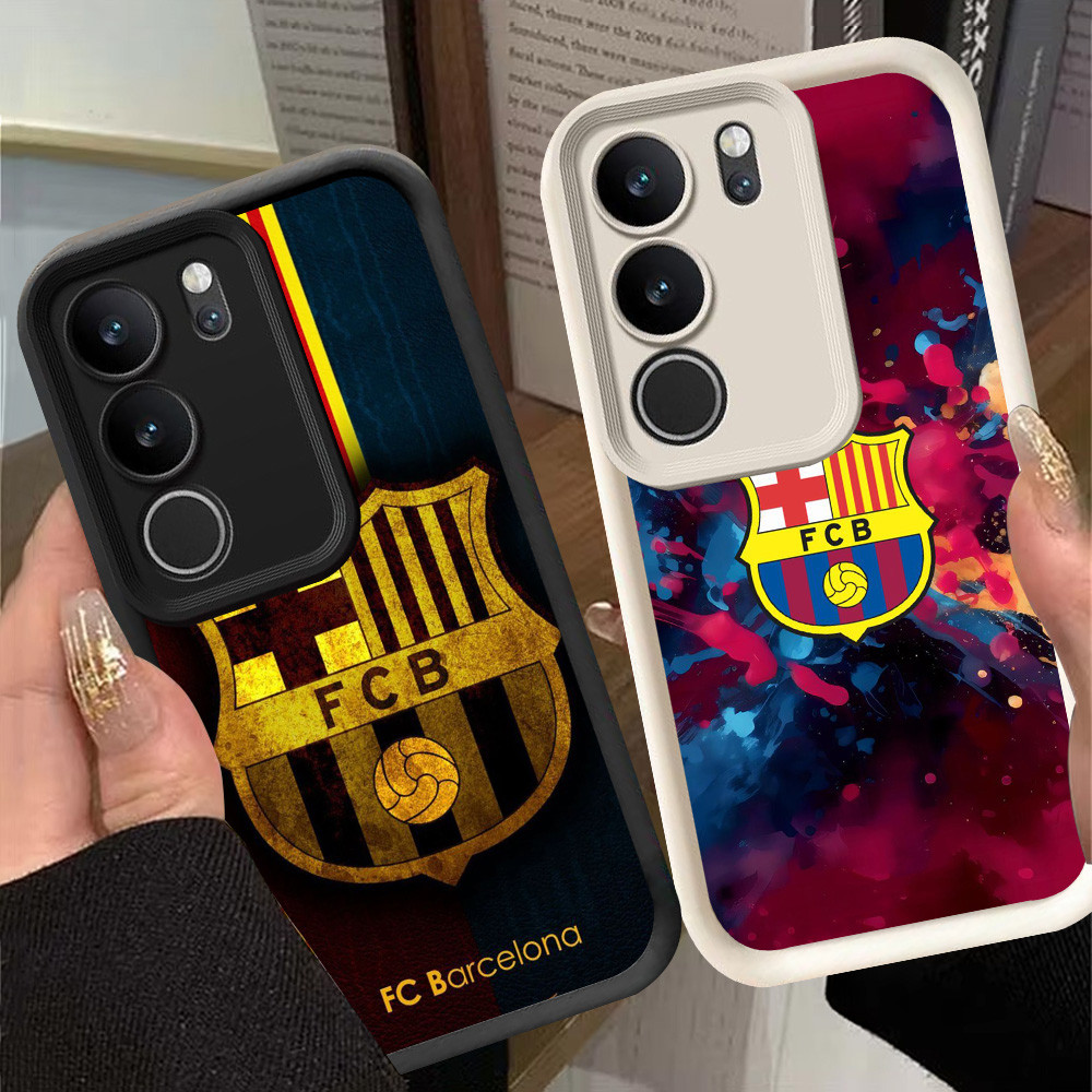 G-26 Barcelona Casing สําหรับ VIVO Y19S Pro Y21d V40 Y300 Y400 Lite 5G สีดําและสีขาว