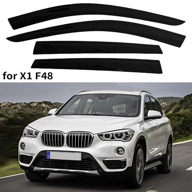 เหมาะสําหรับ BMW BMW X1 F48 2016-2023 Rain Block Side Window Deflector Rain Eyebrow หนาฉีด Molding