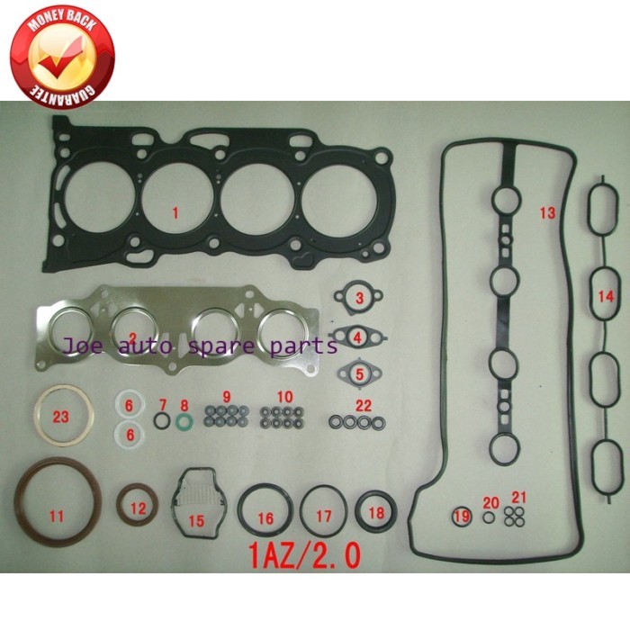 1AZ 1AZFE 1AZ-FE  Engine complete Full Gasket Set kit for Toyota RAV 4 Carina Corona Picni CAMRY 2.