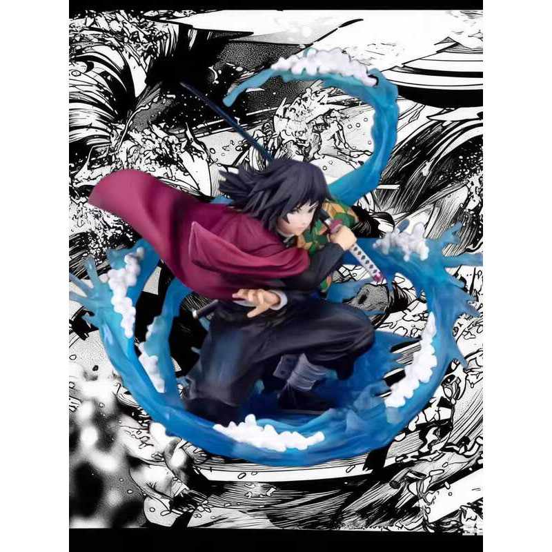 Demon Slayer Tomioka Giyuu Breath of Water Figure FigrtsZERO Scenery Model Jewelry