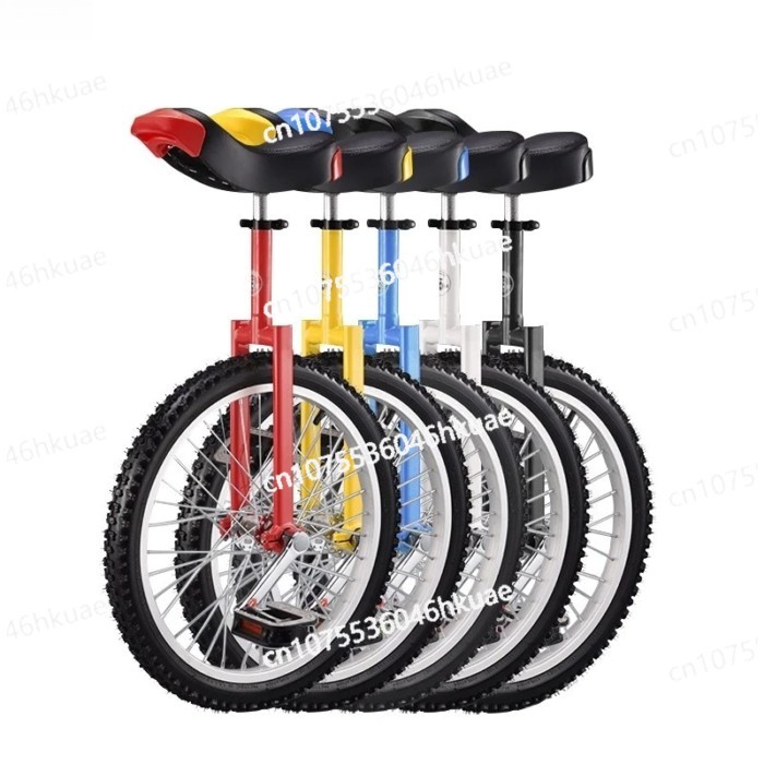 16-20" Thickened Alloy Steel Ring Unicycle Children Adult Unicycle