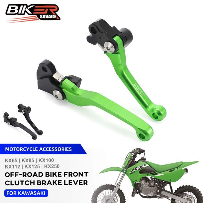 KX 100 125 Pivot Brake Clutch Lever For Kawasaki KX65 KX85 KX125 KX250 2001-2025 Off-Road Bike Fron