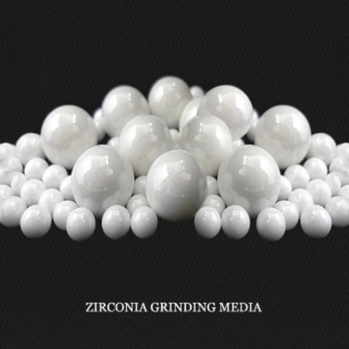 zirconia grinding ball white zirconia ceramic beads ultrafine grinding media Zirconia ball