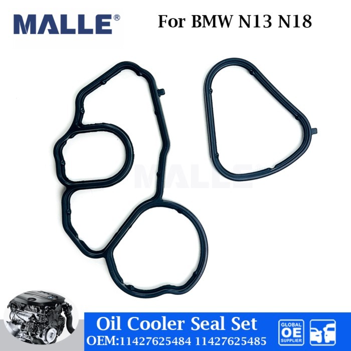 Oil Cooler Filter Housing Gasket Seal Set For BMW F20 F21 F30 320i 316i N13 N18 Engine Car Accessor