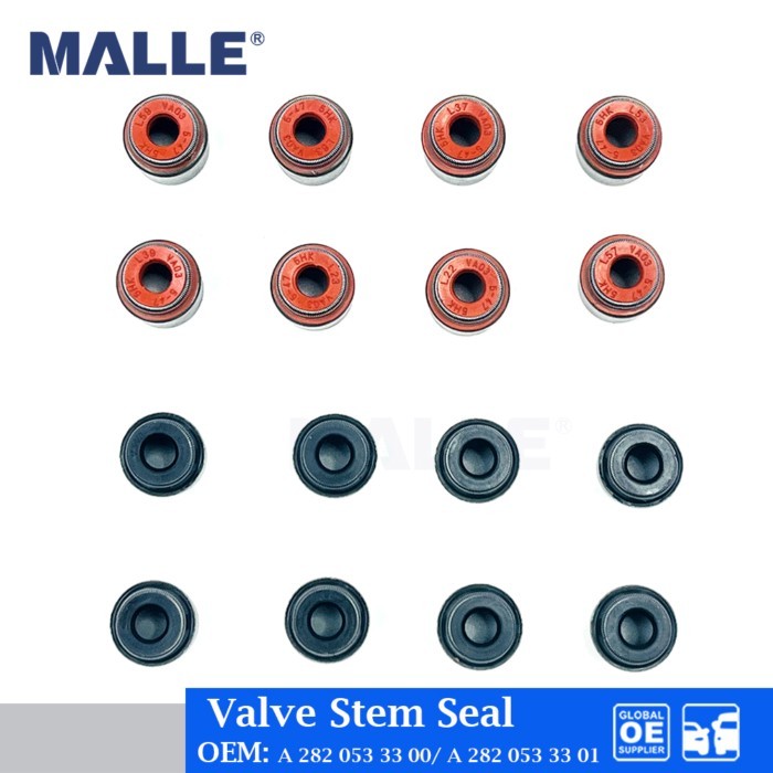 16 PCS Engine Valve Stem Oil Seal For Mercedes-Benz M282 1.3T W177 W247 C118 X118 H247 Car Accessor