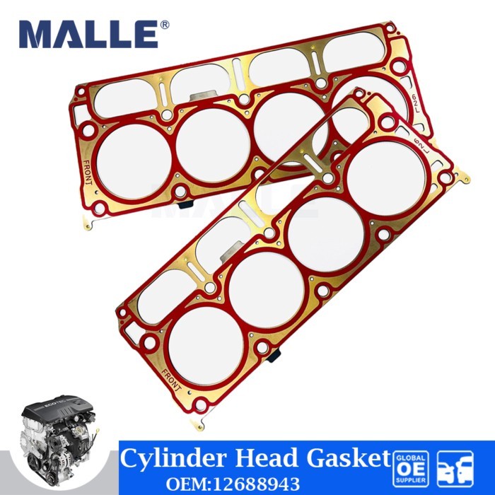 2 Pcs Auto Cylinder Head Gasket Set For Chevrolet GM Gen V LT1 L86 6.2L MLS Engine Car Accessories