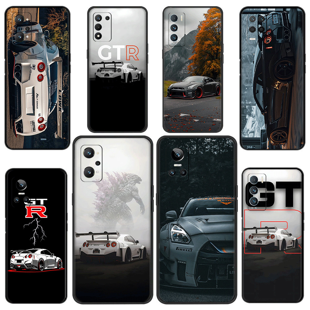 Realme C25Y C31 C30 C30S C33 C55 C53 C51 C67 C65 C51S TPU เคสโทรศัพท์นุ่มฝาครอบป้องกัน Nissan GTR R3