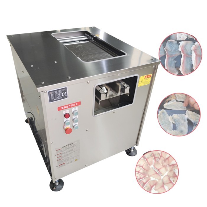 Automatic Pickled Cabbage Fish Oblique Cut Fish Fillet Machine Electric Fish Fillet Slicer Grass Ca