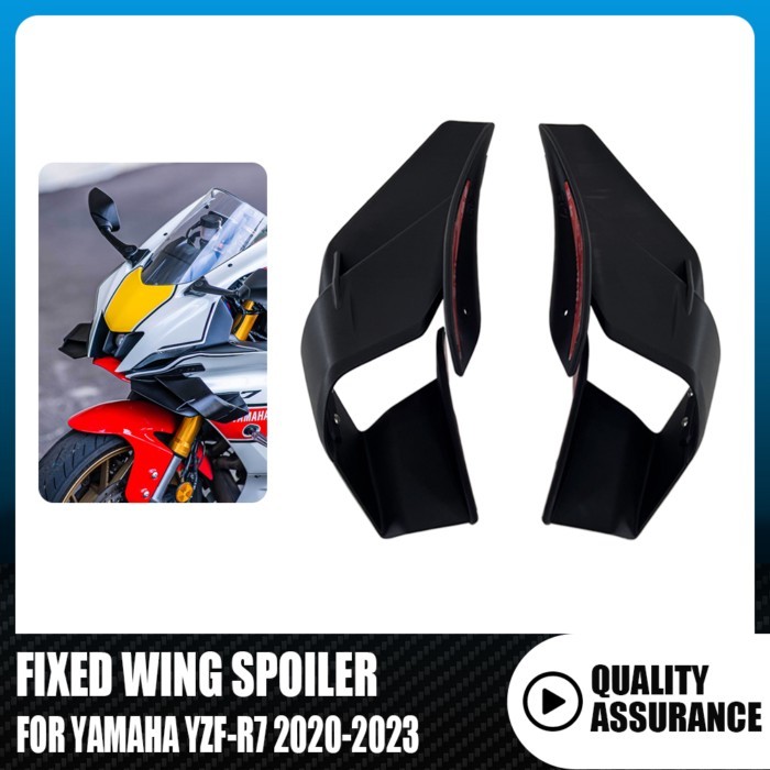 Motorcycle Fixed Wing Spoiler For Yamaha YZF-R7  YZFR7 YZF R7 2021 2022 2023 Aerodynamic Wing Side