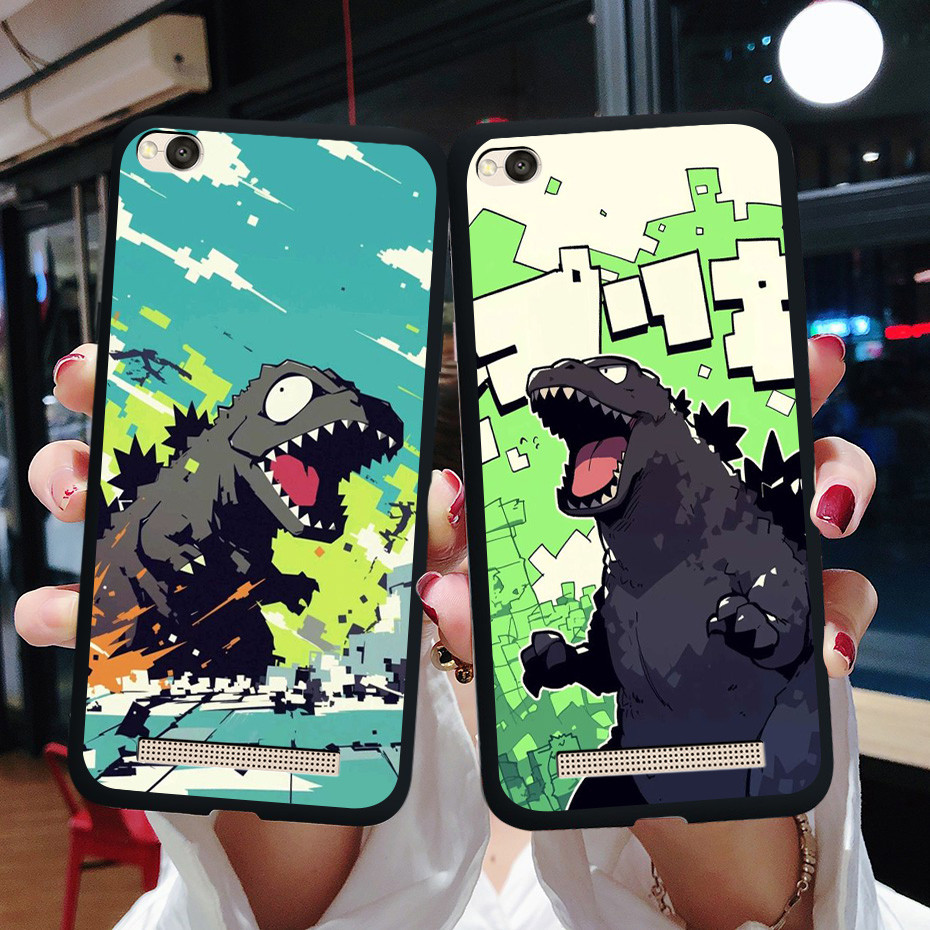 เคสโทรศัพท์ลายการ์ตูน Godzilla น่ารักสําหรับฝาครอบป้องกัน Redmi Y1 LITE