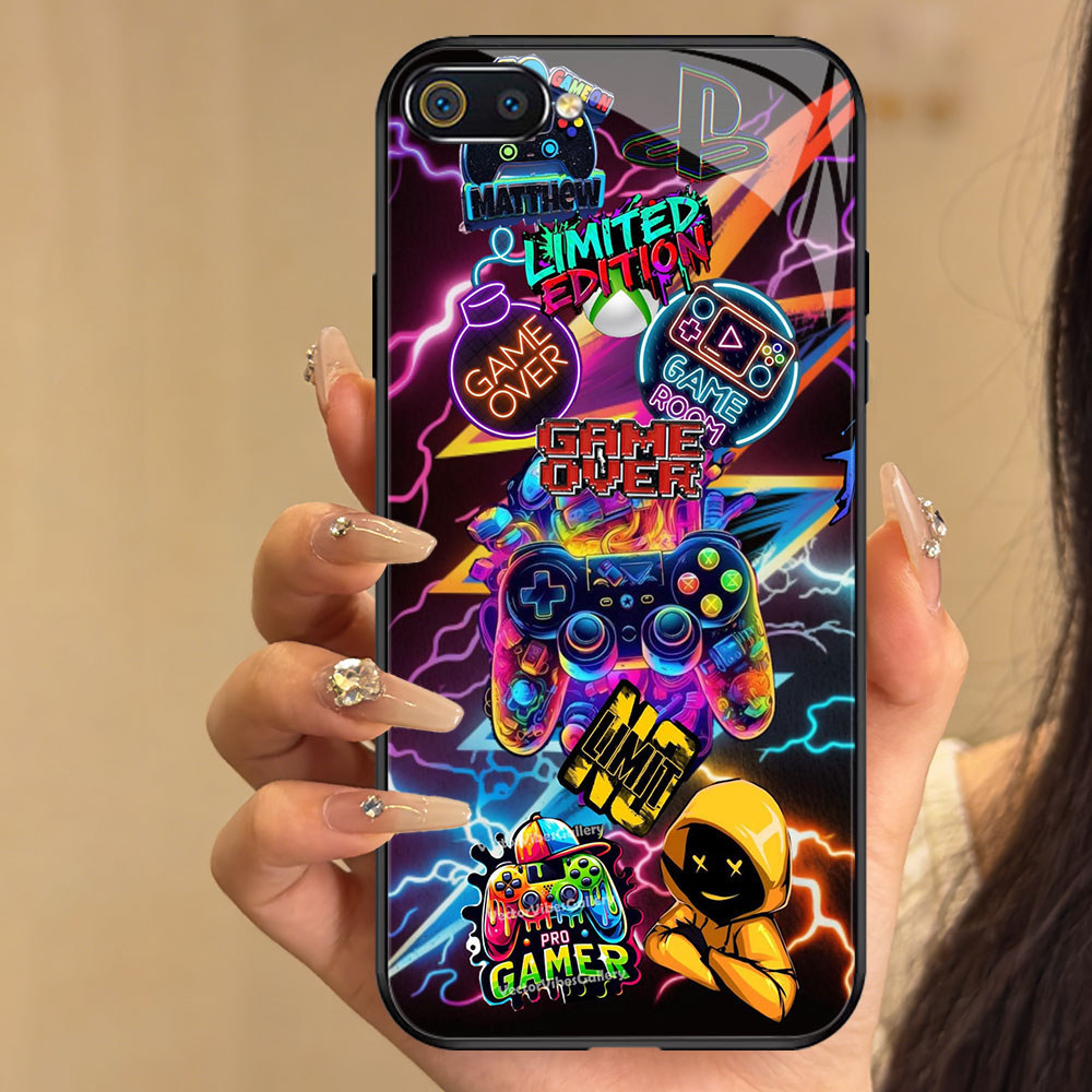 HP TT-74 Roblox l Realme C2s C1 C2 2 Pro เคสโทรศัพท์แก้ว