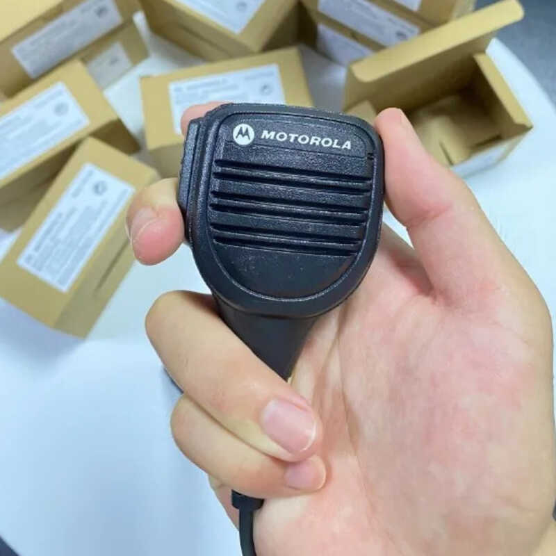 ▥ Motorola Pmmn4021a Handheld PTT Speaker Microphone For Gp328 Gp338 Gp340 Gp360 Gp680 Ht750 Ht