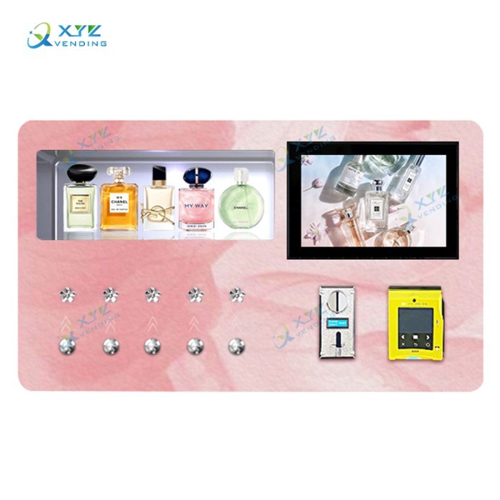 Self-service Mini Vending Machines Coin and Card Wall Mounted Perfume Spray Vending Machine