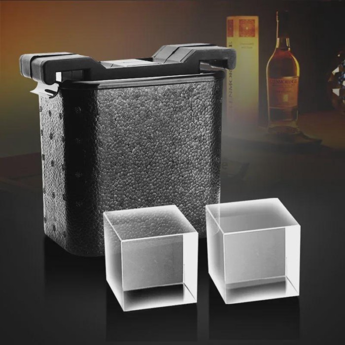 Big Ice Hockey Silica Gel Mold, Whisky  Cube  Hockey Skull, Ice Box, Crystal  Cube Ice Lattice Mold