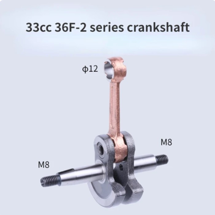 1E36F Crankshaft Connecting Rod 36F / 36 33CC engine Brush cutter Grass trimmer crank shaft 1E36F-2