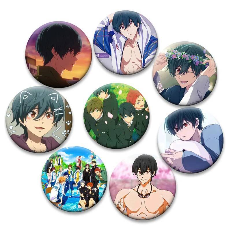 เข็มกลัดลาย Ikuya Kirishima ออกแบบประณีต สําหรับกระเป๋าและเครื่องประดับของขวัญ