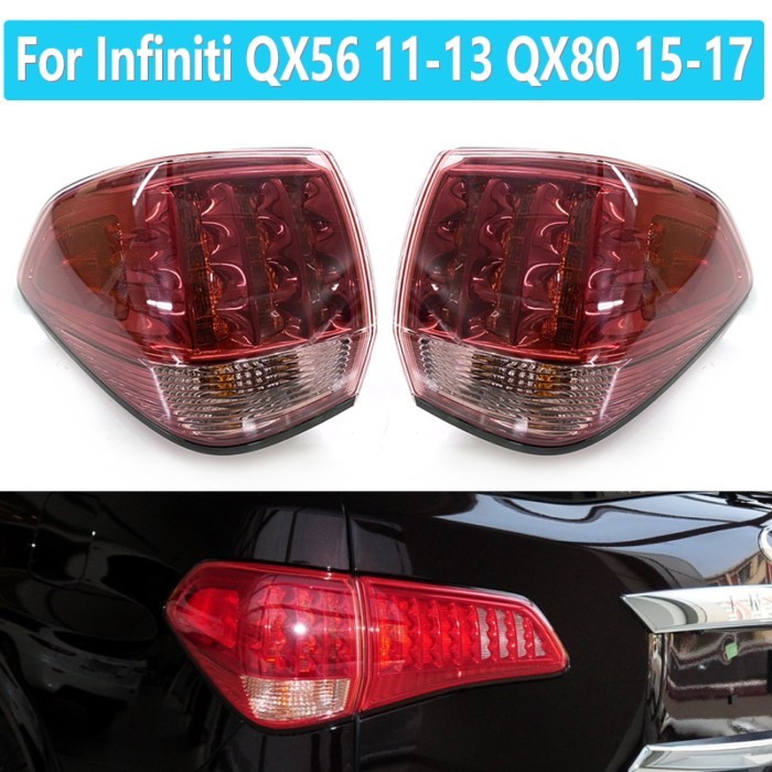 Car Tail Light Rear Brake Taillight Lamp Fog Lamp For Infiniti QX56 2011-2013 For Infiniti QX80 201