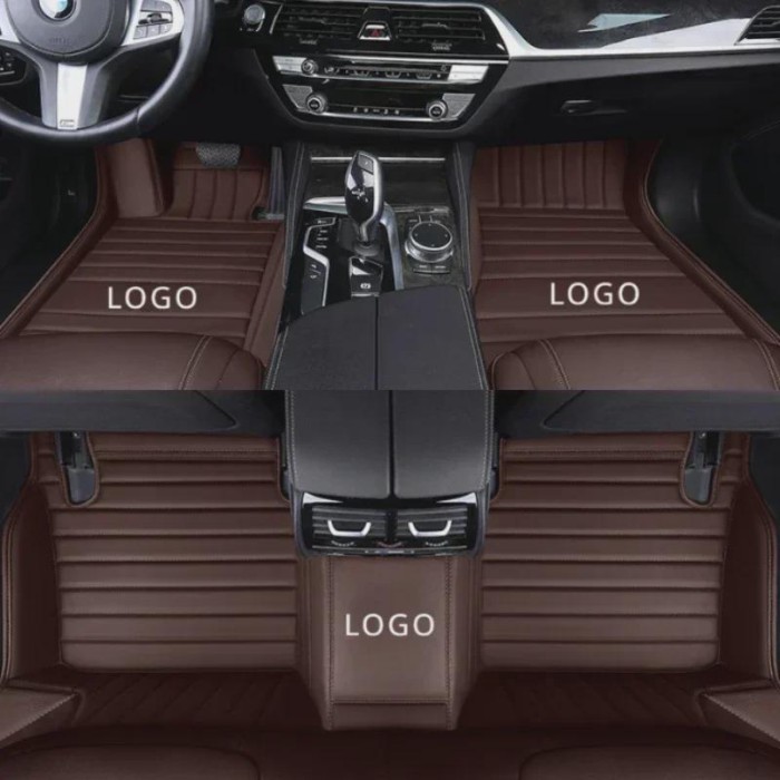 Custom 5D Large stripes Car Floor Mats for Lincoln MKC 2013-2019 MKS 2008-2019 MKT 2010-2019 MKX 06
