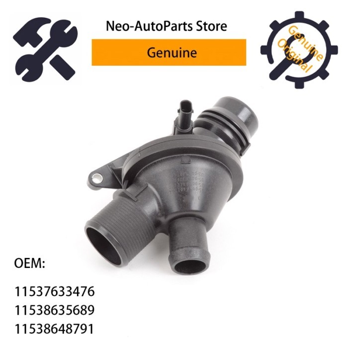 11537633476 Original Genuine Engine Coolant Thermostat For BMW X1 X3 X4 X5 Z4 N20 OEM 11538635689 1