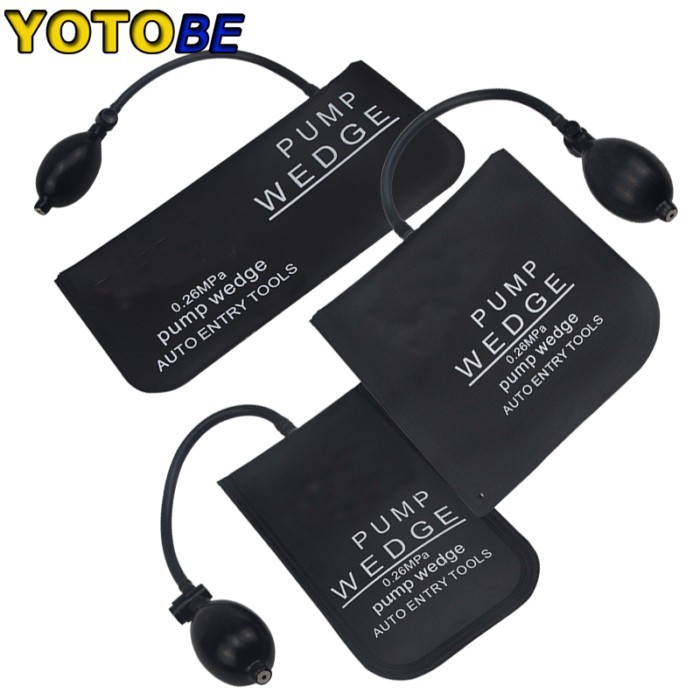 Pump Wedge Locksmith Tools Auto Air Wedge Airbag Lock Pick Set Open Car Door Lock Hand Tools 3pcs/s