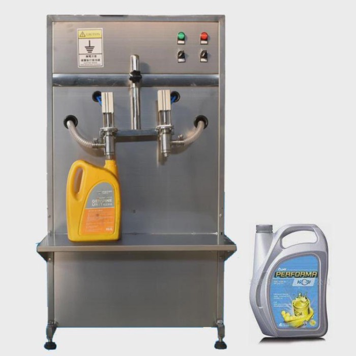 Semi-automatic lubricating oil Laundry liquid Dishwashing liquid filling machine