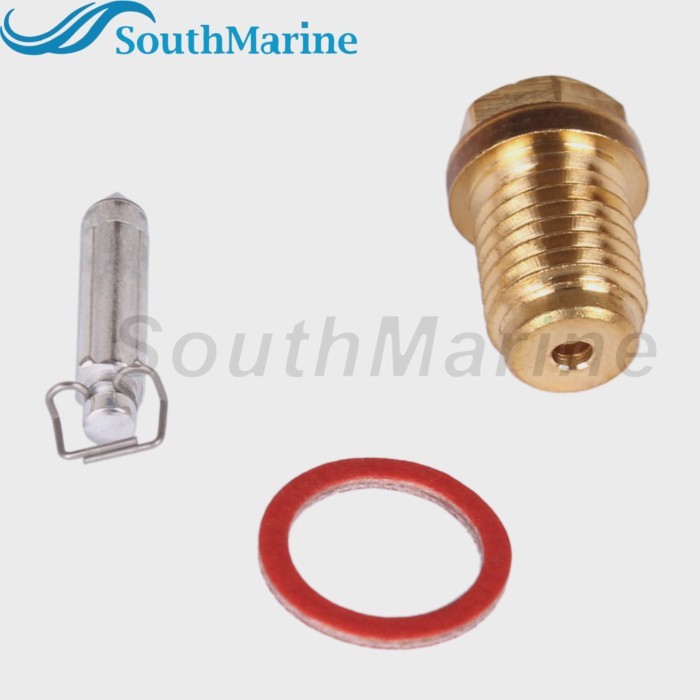 Carburetor Needle Valve Seat Assy  6F5-14390-20 6F5-14390-21 6F5-14390-12 for Yamaha E40G E40J 40HP