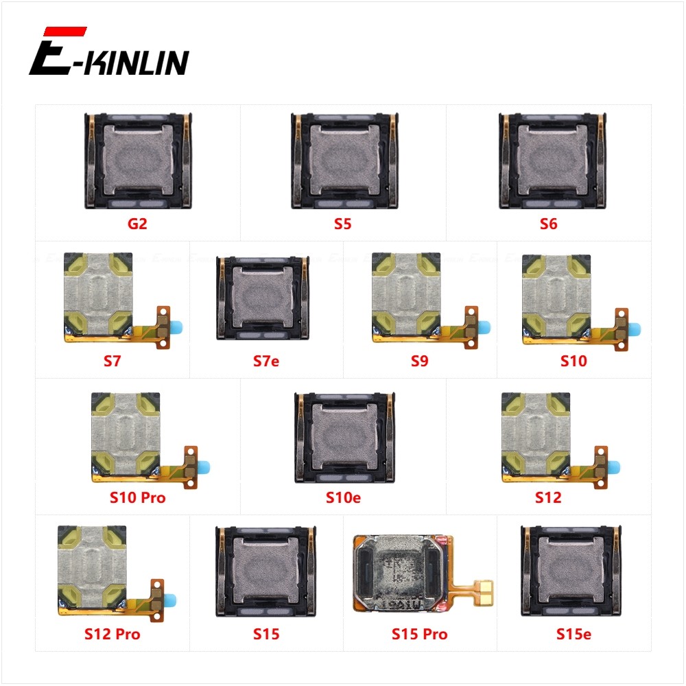 Top Ear Speaker Receiver Earpieces Flex Cable สําหรับ Vivo G2 S5 S6 S7 S7e S9 S10 Pro S10e S12 S15 S