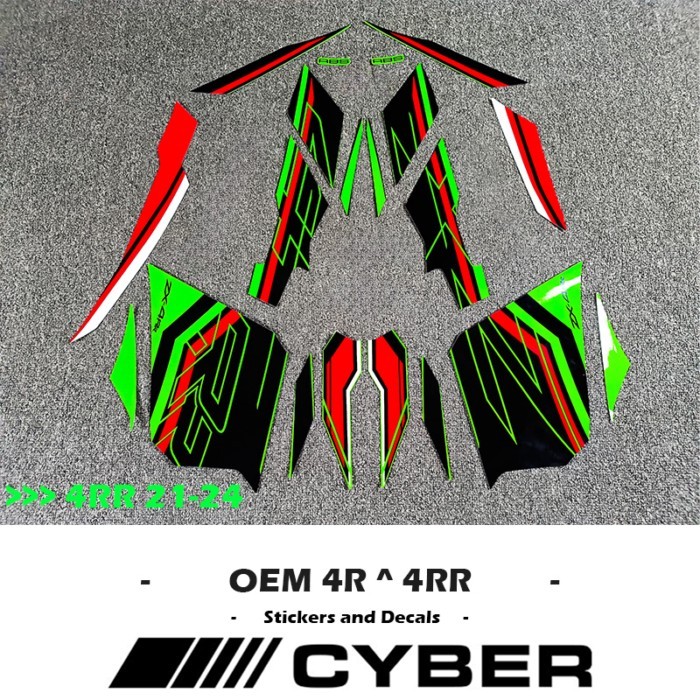 Replica Sticker Decal Logo For Kawasaki ZX4R ZX4RR 21-24 OEM 2021-2024 ZX-4R ZX-4RR Motorcycle Fair